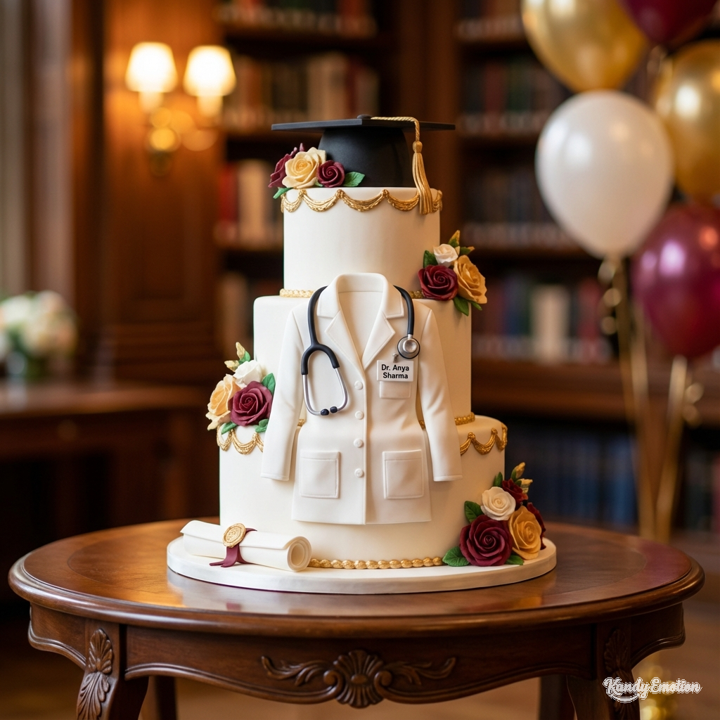 Pastel Graduación Doctor